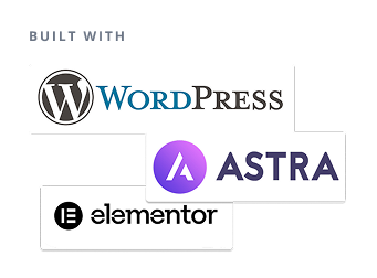 Winnipeg website design tech stack featuring WordPress, Astra, and Elementor